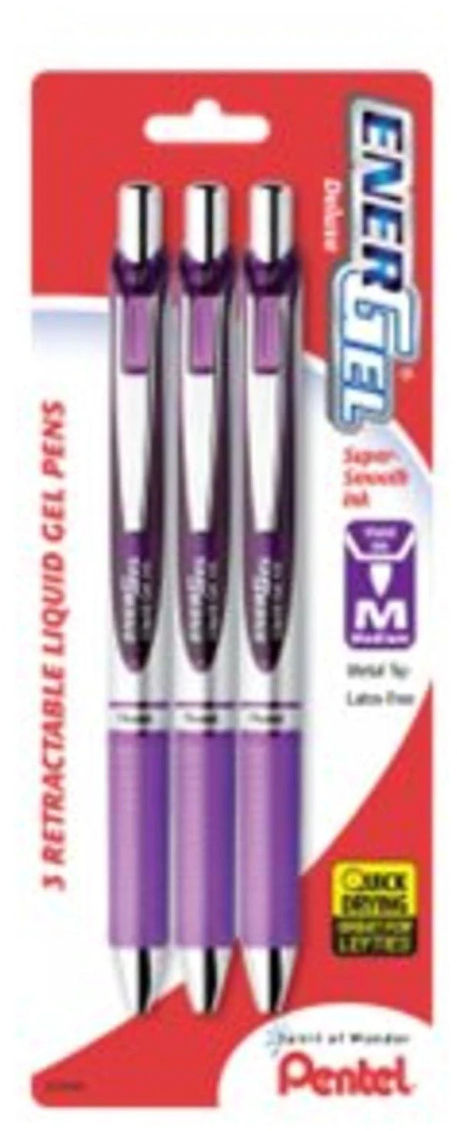 Alt view image 3 of 3 - Pentel 756260 EnerGel RTX Retractable Gel Pen, Medium Point