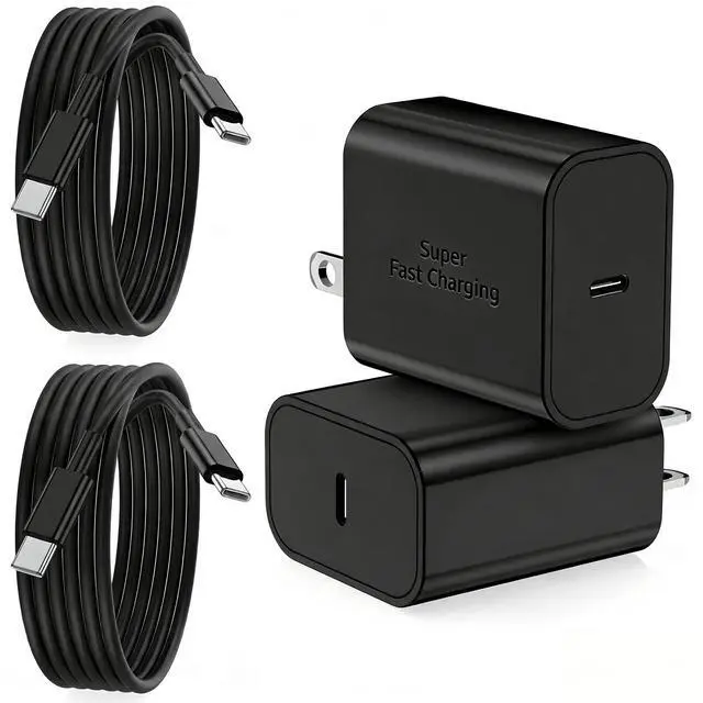 Main image of 45W Super Fast Charging Block and 6ft USB C to C Cable Long,Type C Wall Plug and Android Phone Charger Cord for Samsung Galaxy S26/S25 Ultra/S24+/S23 Plus/S22/S21/Note20/iPhone 17 16 15 Pro Max Air