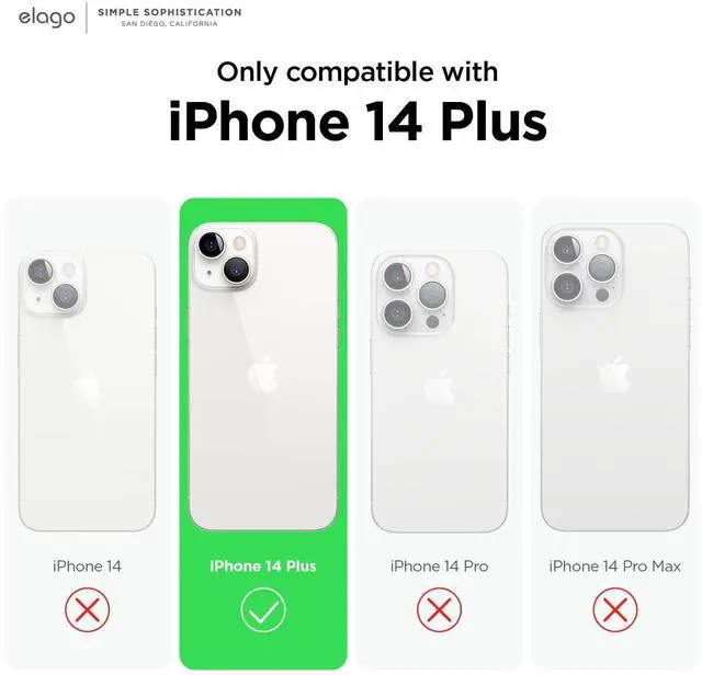 Alt view image 2 of 7 - Compatible with iPhone 14 Plus Case, Liquid Silicone Case, Full Body Protective Cover, Shockproof, Slim Design, Anti-Scratch Soft Microfiber Lining, 6.7 inch (Stone)