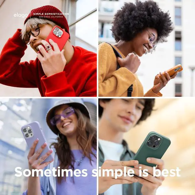 Alt view image 3 of 7 - Compatible with iPhone 14 Plus Case, Liquid Silicone Case, Full Body Protective Cover, Shockproof, Slim Design, Anti-Scratch Soft Microfiber Lining, 6.7 inch (Stone)