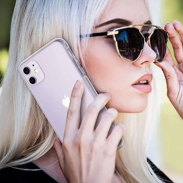 Alt view image 2 of 7 - Clear Case Compatible with iPhone 11 6.1-Inch 2019, Transparent Thin Slim Protective Phone Cover