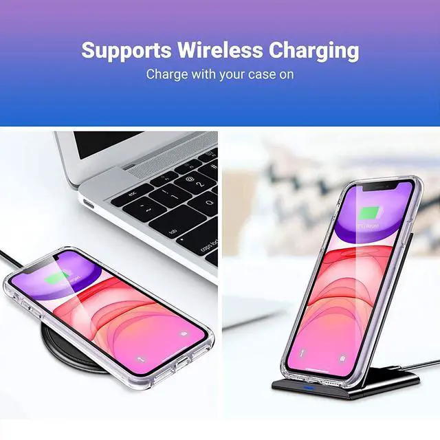 Alt view image 5 of 7 - Clear Case Compatible with iPhone 11 6.1-Inch 2019, Transparent Thin Slim Protective Phone Cover
