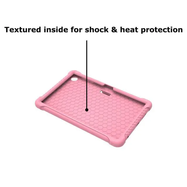 Alt view image 2 of 2 - Kids Case for REVVL TAB 2 Model 9185W 2025 Released 10.1 inch - Pink