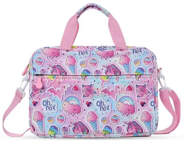 Main image of Kids Tablet Bag for Boy Girls Unicorn Tablet Sleeve Carrying Case with Handle Shoulder Strap 13 inch Tablet Travel Bag briefcase for iPad 11 10.2 iPad 10th 10.9 Air HD 10 HD 8 Kid Pro tablet