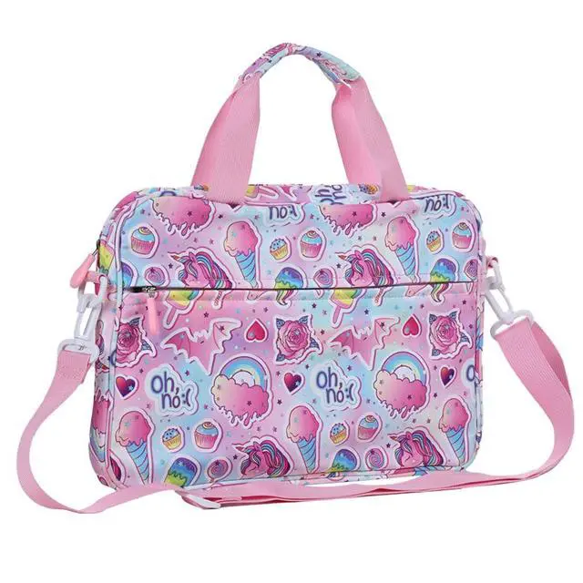 Alt view image 7 of 7 - Kids Tablet Bag for Boy Girls Unicorn Tablet Sleeve Carrying Case with Handle Shoulder Strap 13 inch Tablet Travel Bag briefcase for iPad 11 10.2 iPad 10th 10.9 Air HD 10 HD 8 Kid Pro tablet