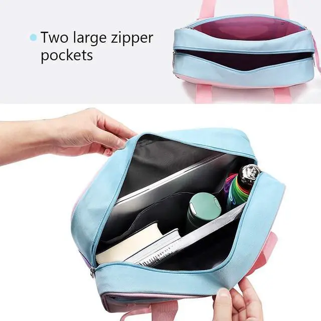 Alt view image 4 of 6 - Kawaii Ita Bag Japanese School Bag Cute Tote Bag Large Shoulder Anime Heart Purse