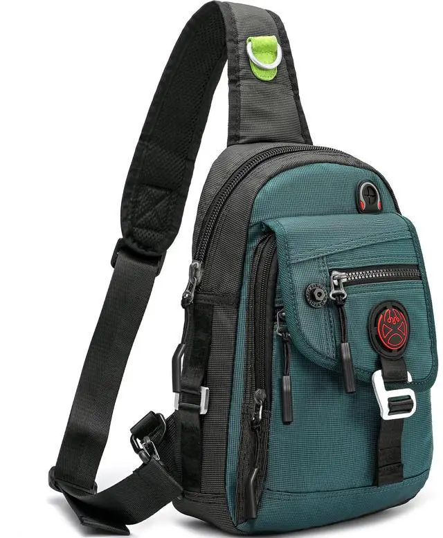 Main image of Sling Bag Chest Shoulder Backpack Crossbody Bags for Tablet Laptop Outdoor Hiking Men Women