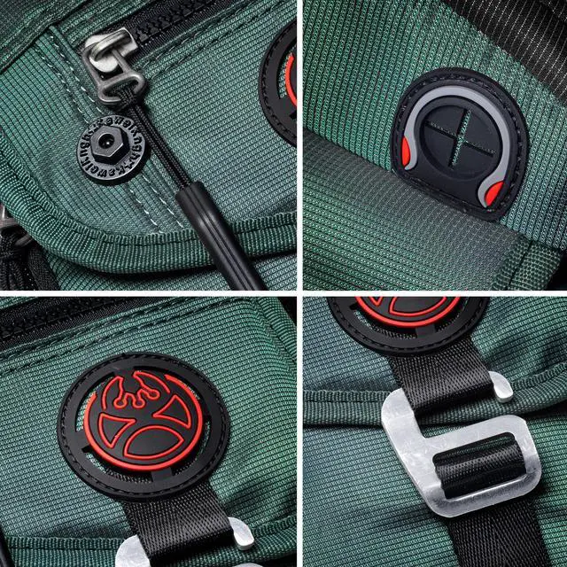 Alt view image 6 of 7 - Sling Bag Chest Shoulder Backpack Crossbody Bags for Tablet Laptop Outdoor Hiking Men Women