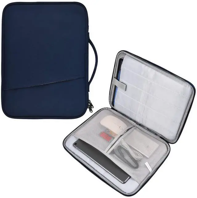 Main image of 9-11 Inch Tablet Sleeve Bag for iPad Pro 11 M5 M4/Air 11 M2 M3 M4,Samsung Galaxy Tab A9+ S11 S9/S8 Ultra 11"/A8/S7/A7/S6 Lite 10.4"/S5e,iPad Air 5 4 10.9"/Air 2 9.7"/iPad 9 8 10.2" Pouches Case-Blue
