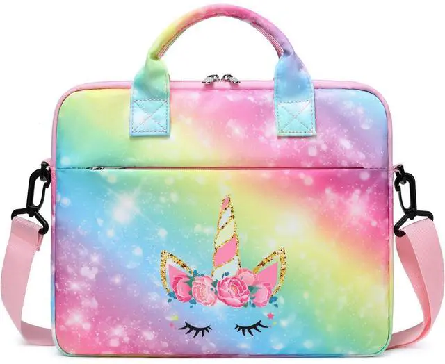 Main image of Kids Tablet Carrying Bag, 10-12.5 Inch Tablet Sleeve Bag with Shoulder Strap, Unicorn