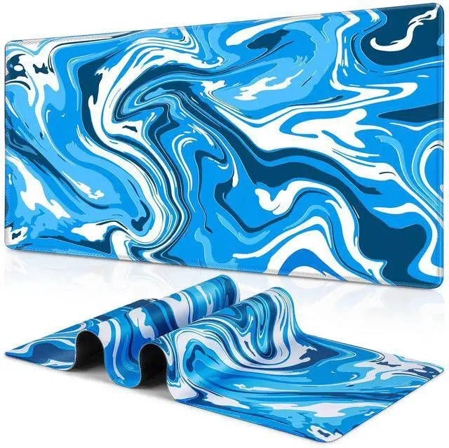 Main image of Gaming Mouse Pad, Fluid Pattern Mouse Pad 31.5x11.8inch Large Extended Computer Mouse Mat Keyboard Full Desk Mousepad for Gaming, Office, Home