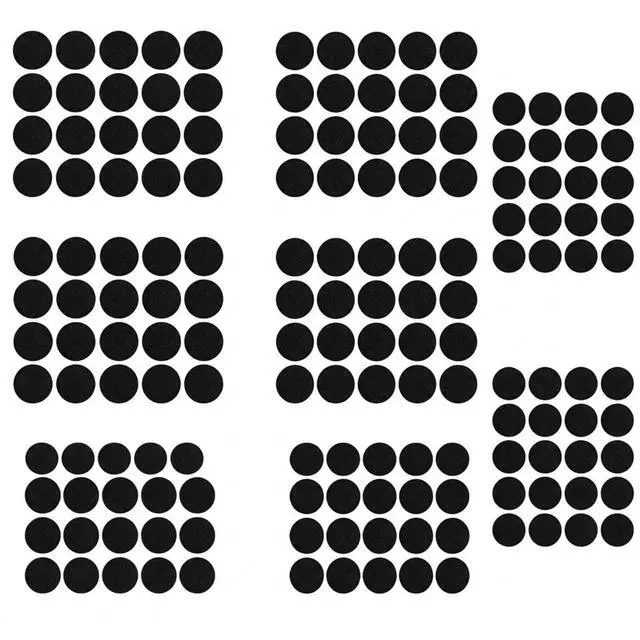 Alt view image 7 of 7 - 160 Pcs Mouse Slider Pads Replacement, PTFE Glide Dots 6mm and 7mm Universal Mouse Skates for Gaming Mouse and Office Mice, Smooth Glide Upgrade Compatible with Cloth or Hard Mousepads (Black)