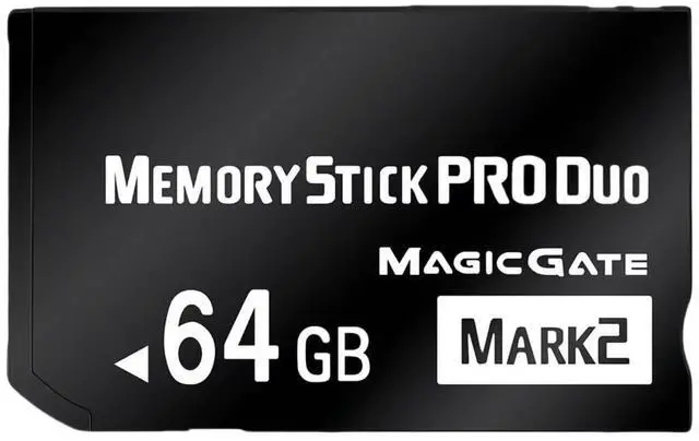 Main image of High-Capacity 64GB Memory Stick Pro Duo MARK2 Fully Compatible with PSP1000/2000/3000, Cyber-Shot DSC, DSLR & Handycam