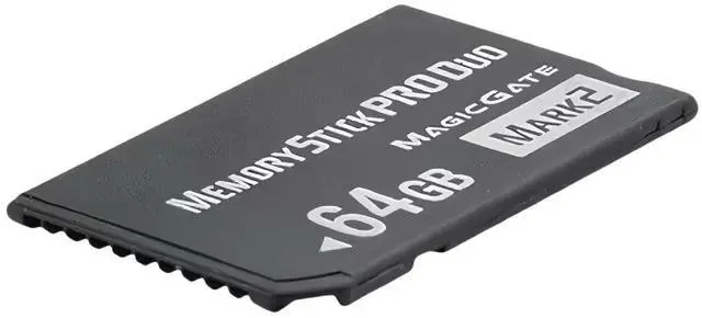 Alt view image 5 of 5 - High-Capacity 64GB Memory Stick Pro Duo MARK2 Fully Compatible with PSP1000/2000/3000, Cyber-Shot DSC, DSLR & Handycam