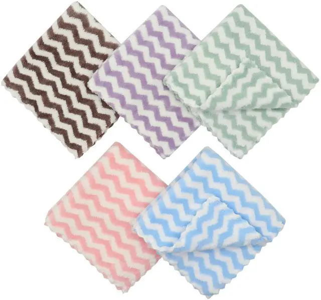 Alt view image 3 of 7 - Microfiber Cleaning Cloth, 10 Pack Microfiber Rags,12x12,Mix Color