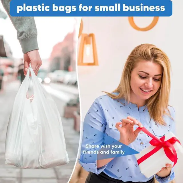 Alt view image 6 of 7 - Small Trash Bags 4 Gallon with Strong Handles, 100 Count Small Garbage Bag Bathroom White Mini Trash Bag Trash Can Liners Unscented Small Garbage Bags for Bathroom Can