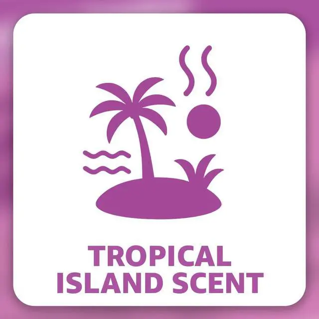 Alt view image 4 of 5 - Extra Strong & Flex Tall Kitchen Drawstring Trash Bags, Tropical Island Scent, 13 Gallon, Tear Resistant with Odor Control, 40 Count