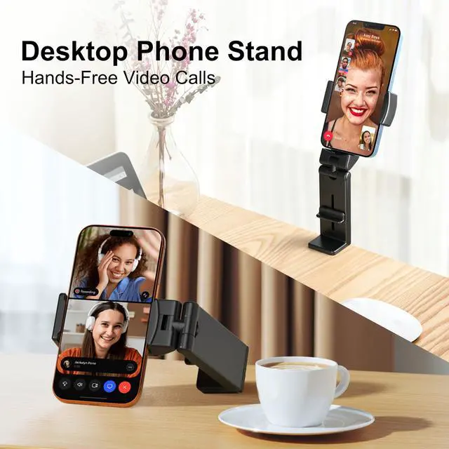 Alt view image 5 of 7 - Universal in Flight Airplane Phone Holder Mount. Hands Free Viewing with Multi-Directional Dual 360 Degree Rotation. Pocket Size Must Have Airplane Travel Essential Accessory for Flying
