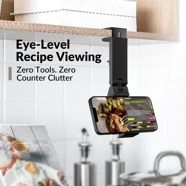 Alt view image 6 of 7 - Universal in Flight Airplane Phone Holder Mount. Hands Free Viewing with Multi-Directional Dual 360 Degree Rotation. Pocket Size Must Have Airplane Travel Essential Accessory for Flying