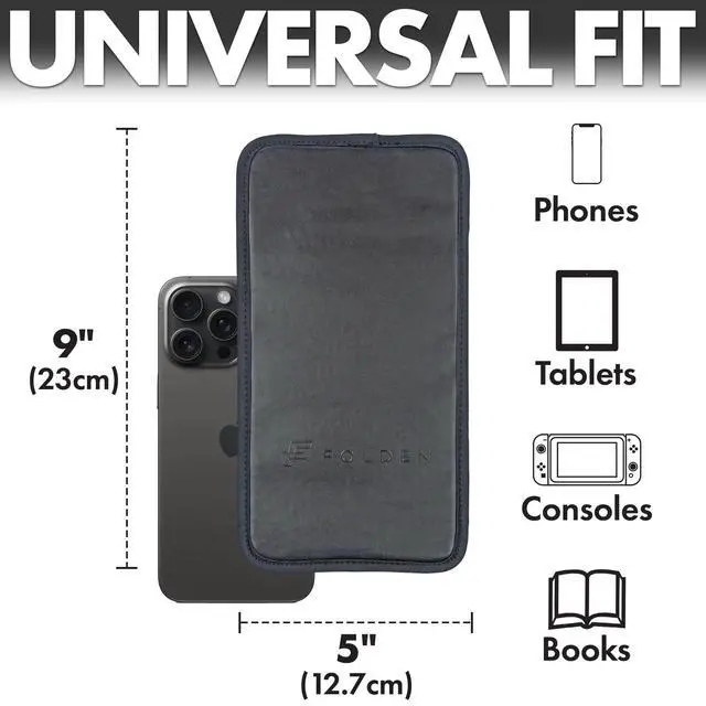 Alt view image 5 of 7 - Airplane Phone Holder, Flexible Cell Phone Holder, Folding Cellphone Stand for Desk, Bed, Office, Treadmill - Airplane Gadgets for Long Travel Accessories - Plane Essentials (Vegan Leather)