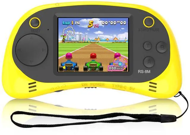 Alt view image 2 of 7 - Kids Handheld Portable Video Game Player with 200 Games - 16 Bit 2.5 Inch IPS Screen Mini Retro Electronic Machine for Boys Girls