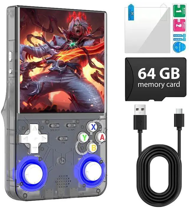 Main image of R36 Ultra Retro Handheld Game Console, 4.0-Inch 720x720 IPS Large Screen, Preloaded 20,000+ Classic Games, Linux Open Source with WiFi for Multiplayer, Portable Travel Game System, Kids & Adults Gift