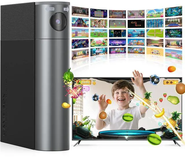 Main image of Motion Video Game Console for Kids & Adults, Plug & Play AR Camera Games for TV, for Indoor Physical Play & Interactive Family Fun. Great for Family Game Night, Playtime, and Playdates