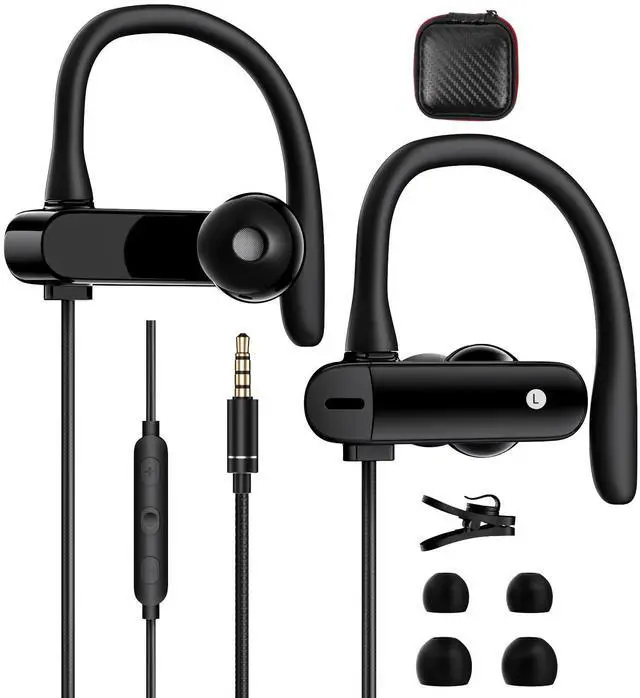 Main image of Wired Earbuds 3.5 mm Jack Over Ear Headphones with Microphone Noise Canceling 3.5mm Earphones School Students Headset for iPod/iPad/MP3 Tablets for iPhone/Samsung Phone Computer Laptop
