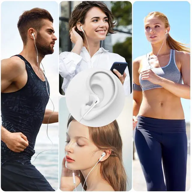 Alt view image 7 of 7 - Wired Earbuds 2 Pack, in-Ear Headphones HiFi Stereo Earbuds, Wired Earphones with Microphone Volume Control Compatible with Laptop/MP3/iPhone/ipad/Android/Computer and Other 3.5mm Jack Devices