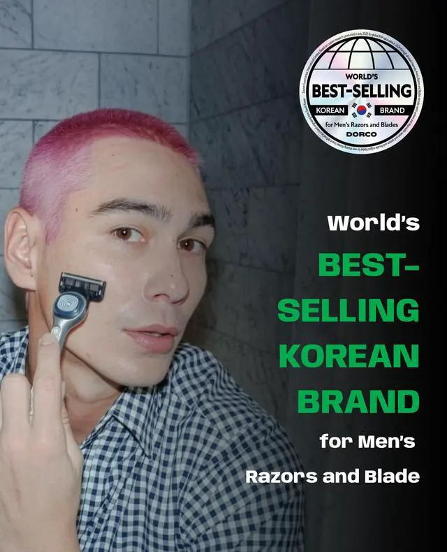 Alt view image 2 of 7 - SLEEK 6 Blade Razor for Men with Multi-Flex Technology for a Smooth & Comfortable Shave | Cartridge Razor for Men, Razor Handle + 2 Cartridges