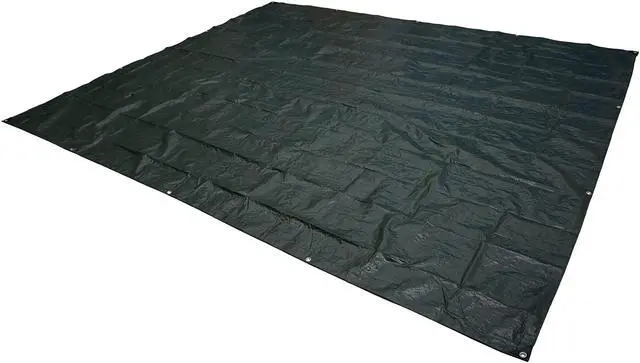 Main image of Waterproof Multipurpose Camping Tarp, Tear Resistant with Reinforced Edges, Protective Cover, 8 Feet x 10 Feet, Dark Green