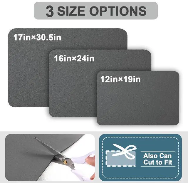 Alt view image 5 of 6 - Coffee Mat - Absorbent Hide Stain Rubber Backed Dish Drying Mat for Kitchen Counter - Bar Mats for Countertops Accessories Fit Under Coffee Maker Espresso Machine