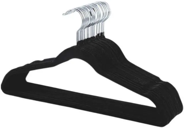 Main image of 50-Pack Velvet Hangers Heavy Duty, Non-Slip Clothes Hangers with Chrome Hooks | Slim & Space-Saving Design for Coats, Suits & Plus Size Tops