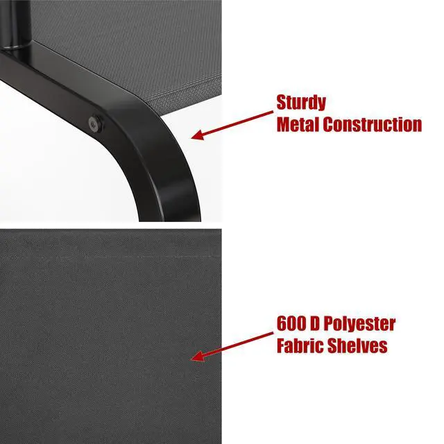 Alt view image 3 of 7 - 30 Inch Narrow Freestanding Garment Rack with Storage Shelf Slim & Space-Saving Closet Organizer, Black