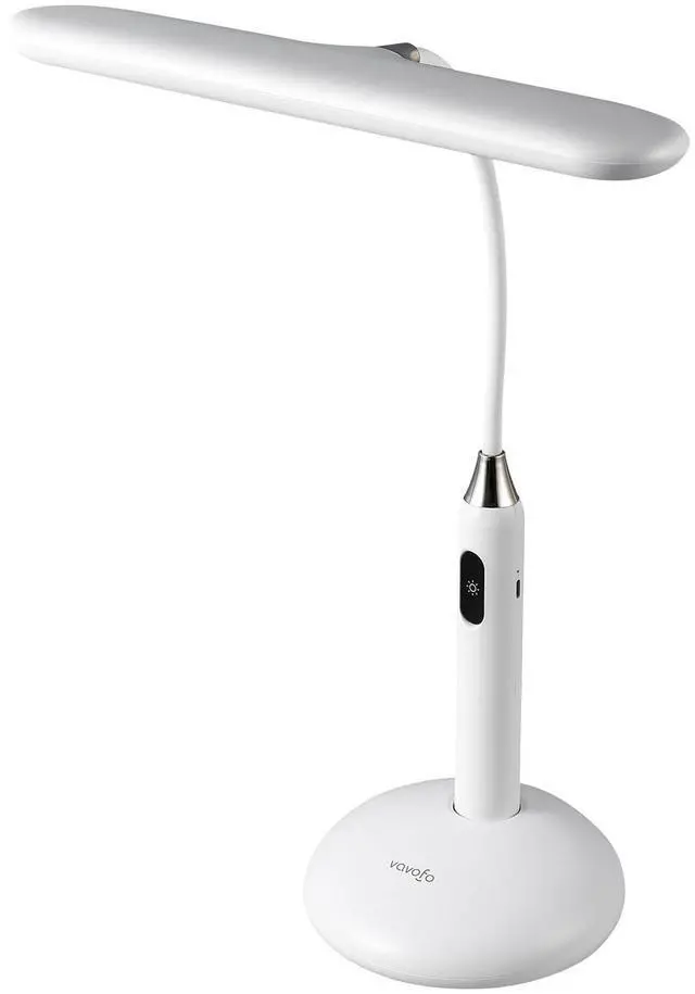 Main image of LED Desk Lamp 6778B - Touch Control, Adjustable 2700-7000K Color Temperature, 700 Lumens, 360° Flexible Gooseneck, USB-C Charging, 2.5hrs Cordless, Eye-Caring Light (White)