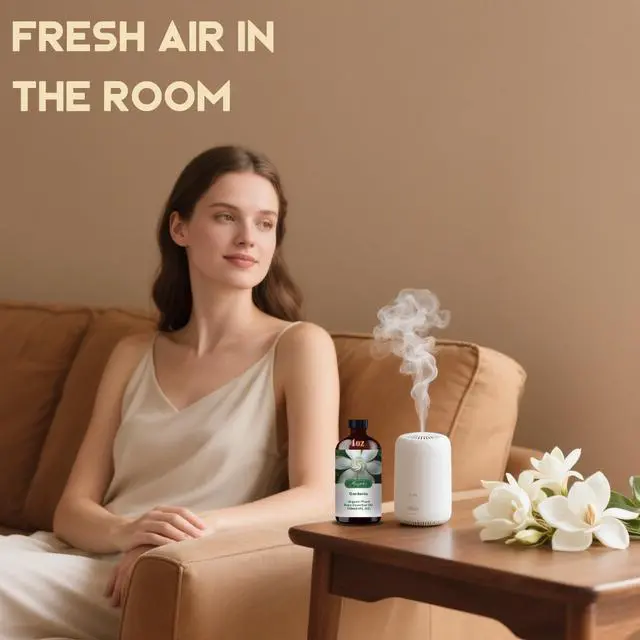 Alt view image 2 of 7 - Gardenia Essential Oil Gardenia Fragrance Oil for Diffuser, Humidifier, DIY Candle, Soap, Romantic Scent, Massage, Gift Ready (4.33 fl oz / 130ml)