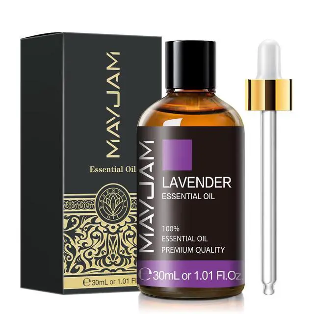 Alt view image 2 of 7 - Lavender Essential Oil 30ML/ 1.01FL.OZ, Pure Aromatherapy Lavender Oil for Massage, Diffuser, Soap Making, Long Lasting Scents