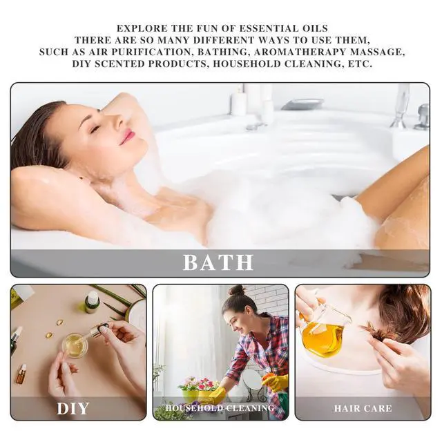 Alt view image 7 of 7 - Lavender Essential Oil 30ML/ 1.01FL.OZ, Pure Aromatherapy Lavender Oil for Massage, Diffuser, Soap Making, Long Lasting Scents