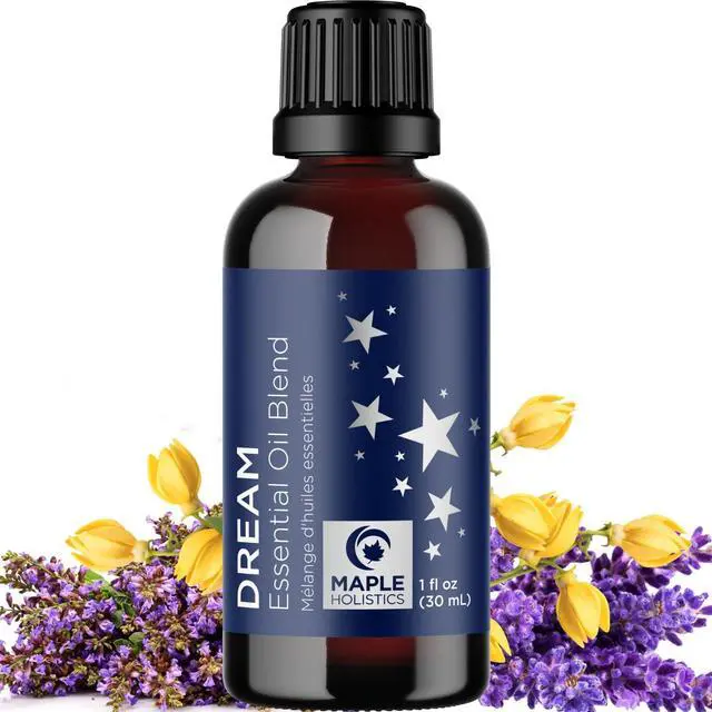 Main image of Sleep Essential Oil Blend for Diffuser - Dream Essential Oils for Diffusers Aromatherapy and Relaxation with Clary Sage Ylang-Ylang Roman Chamomile and Lavender for Sleep Time Support (1 Fl Oz)