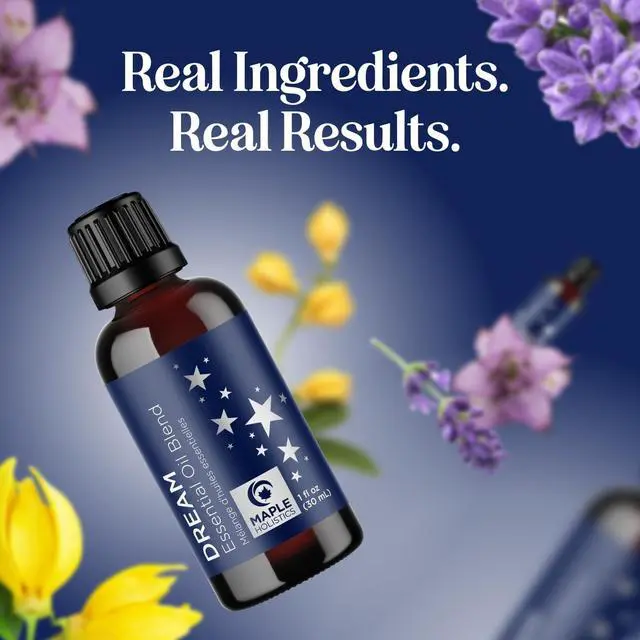 Alt view image 3 of 7 - Sleep Essential Oil Blend for Diffuser - Dream Essential Oils for Diffusers Aromatherapy and Relaxation with Clary Sage Ylang-Ylang Roman Chamomile and Lavender for Sleep Time Support (1 Fl Oz)