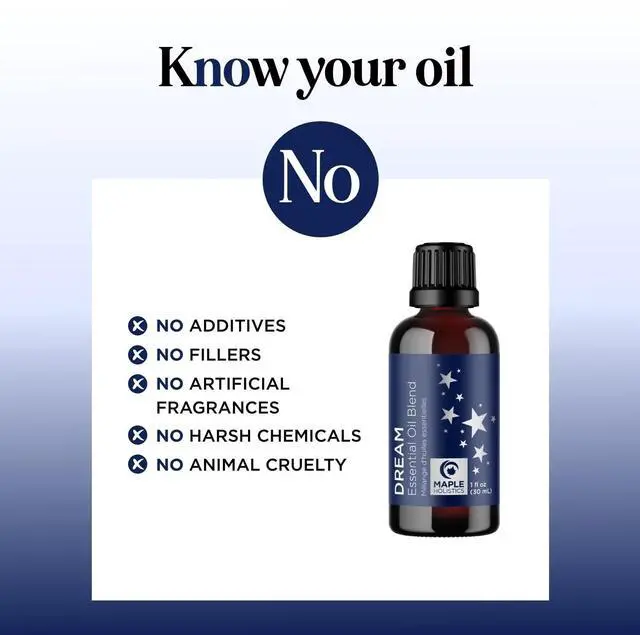 Alt view image 4 of 7 - Sleep Essential Oil Blend for Diffuser - Dream Essential Oils for Diffusers Aromatherapy and Relaxation with Clary Sage Ylang-Ylang Roman Chamomile and Lavender for Sleep Time Support (1 Fl Oz)