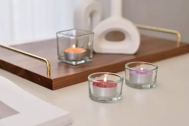 Alt view image 2 of 4 - Scented Tealight Candles/Honey Peach / 25 Pack / 4-5 Hour Extended Burn Time/Made in Italy, Cotton Wick, Scented Home Deco, Fragrance, Mother's Day