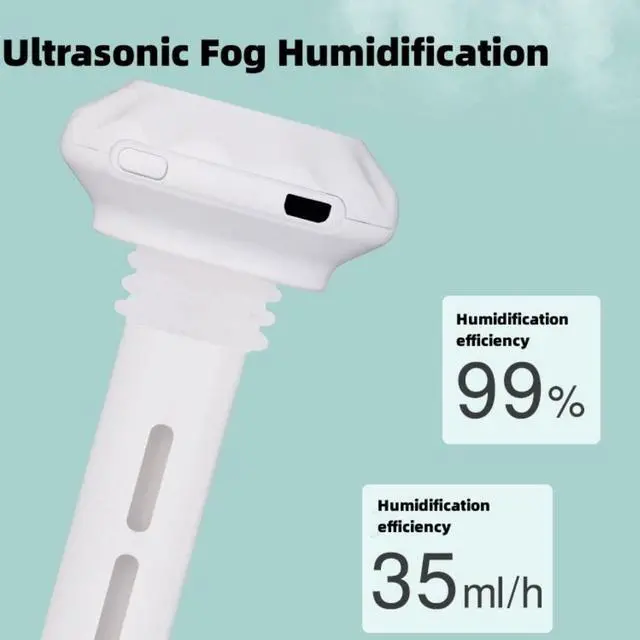Alt view image 2 of 7 - Portable Mini Humidifiers, USB Home Air Diffuser, Anion Mist Maker Car Purifier, Ultrasound LED Lamp Humidifier With Adjustable Length