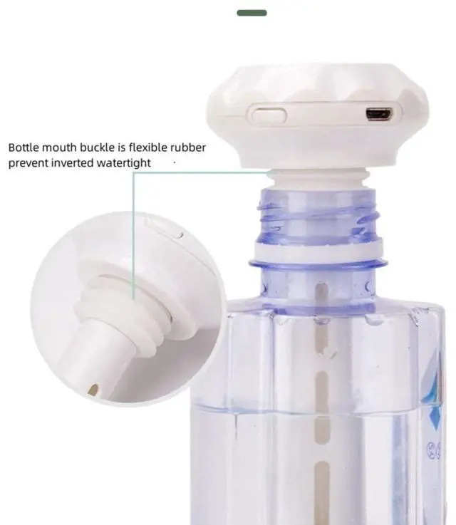 Alt view image 6 of 7 - Portable Mini Humidifiers, USB Home Air Diffuser, Anion Mist Maker Car Purifier, Ultrasound LED Lamp Humidifier With Adjustable Length