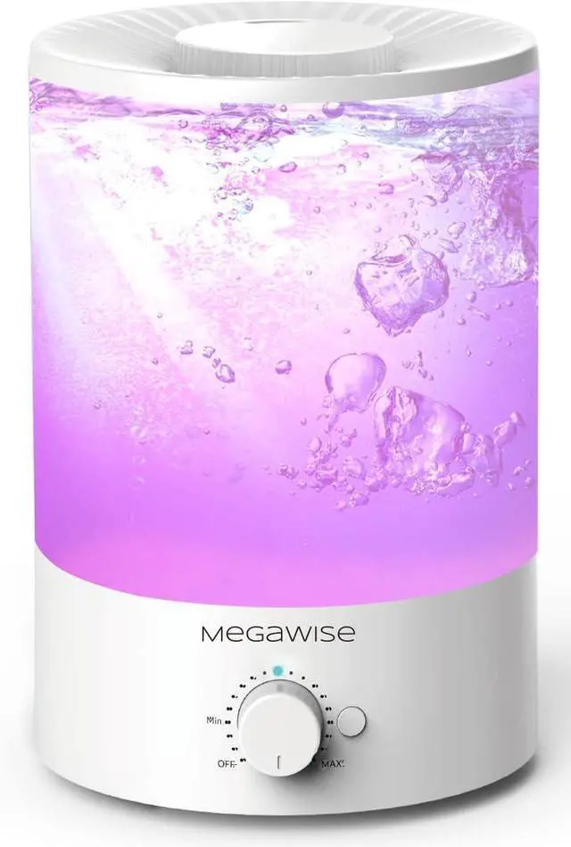 Main image of 3.5L Cool Mist Humidifier with Top Refill, Large Capacity of 3.5L, Easy Safe and Convenient for Home + 7 Night light Colors