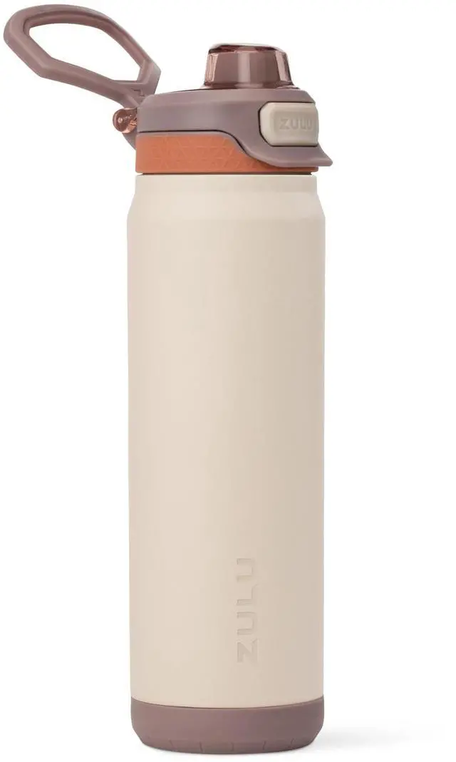 Main image of Powerfill Pro 24oz Stainless Steel Water Bottle with Quick Fill Lid, Triple Walled Vacuum Insulated Metal, Leak Proof Locking Lid, Sip and Chug, Reusable BPA Free, Driftwood