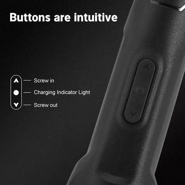 Alt view image 2 of 6 - Electric Screwdriver Cordless with USB Cable, Power Screwdriver, RC Car Tools Set For 1/10 1/18 1/24 RC Crawler Car