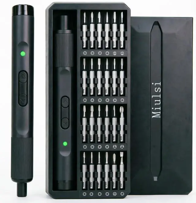 Main image of Electric Screwdriver Set, 26-in-1 Rechargeable Electric Precision Screwdriver, Electronics Screwdriver Set for PC, Phone, Laptop, Camera & Electronics Repair
