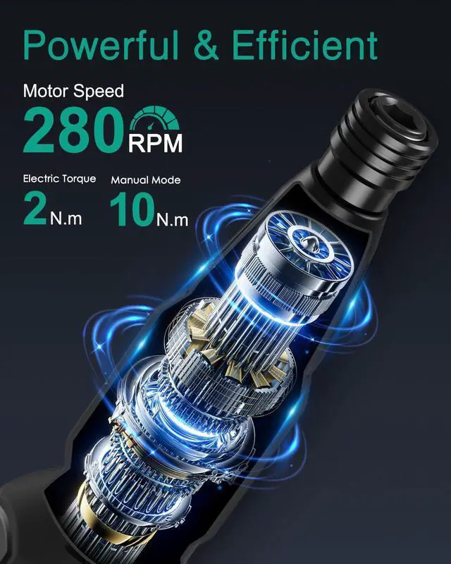 Alt view image 2 of 7 - Electric Screwdriver Cordless, 12 in 1 Rechargeable Electric Screwdriver Set with 10 Bits and 1/4 inch Bit Holder, Power Repair Tool Kit with LED Lights, Charging Cable, for Phones,Toys, PC