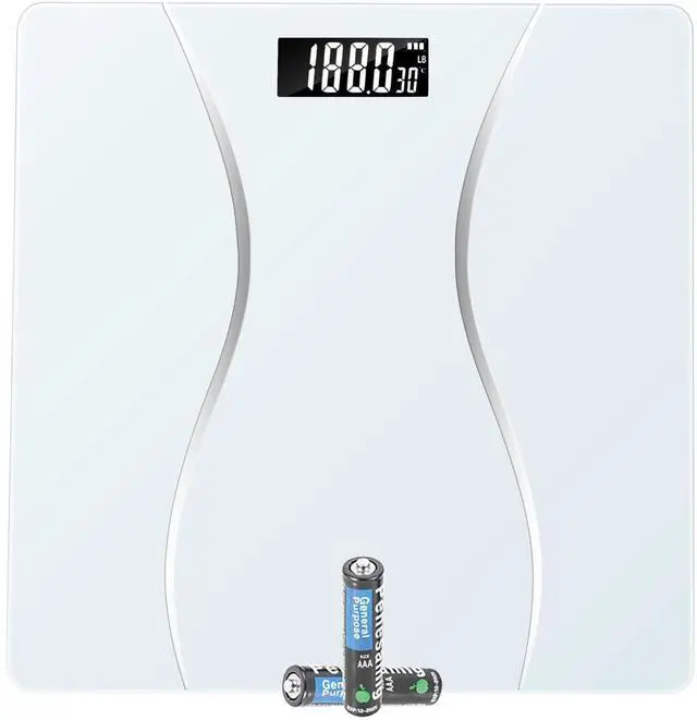 Main image of Scale for Body Weight, Digital Bathroom Scale, Weight Scales for People,Body Scale,White,Max:400LB/180KG,2 Weighing Units: LB/KG